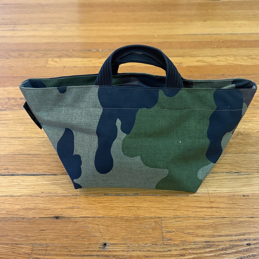Herve Chapelier Army Print Mini Tote Bag New